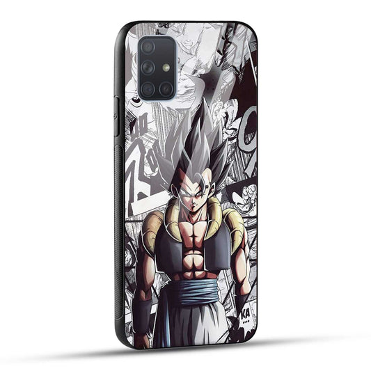 Samsung Galaxy A71 Back Cover Looking Angry Printed Glass Case