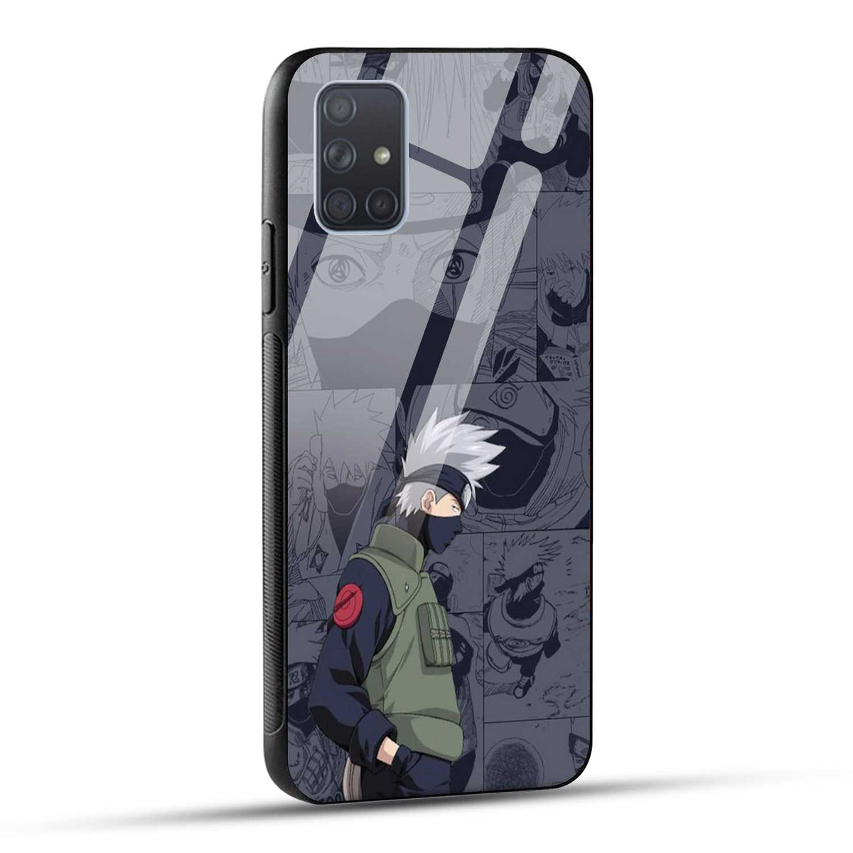 Samsung Galaxy A71 Back Cover Kakashii Printed Glass Case