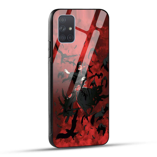 Samsung Galaxy A71 Back Cover Akatsukii Printed Glass Case