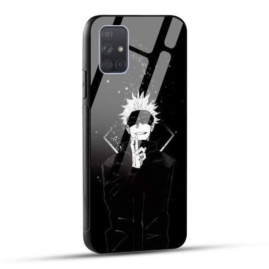 Samsung Galaxy A71 Back Cover Anime Printed Glass Case