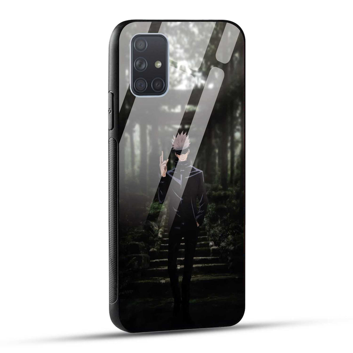 Samsung Galaxy A71 Back Cover Gojo Printed Glass Case