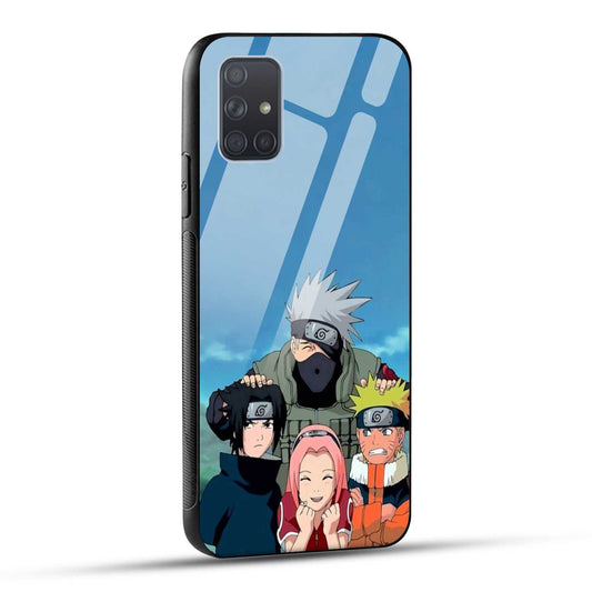 Samsung Galaxy A71 Back Cover Kakashi Printed Glass Case