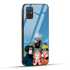 Samsung Galaxy A71 Back Cover Kakashi Printed Glass Case