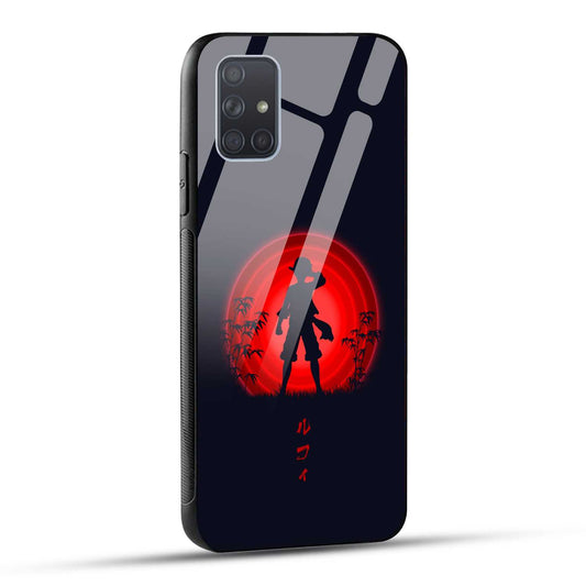 Samsung Galaxy A71 Back Cover Luffy Printed Glass Case