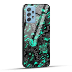 Samsung Galaxy A72 Back Cover Boom Printed Glass Case