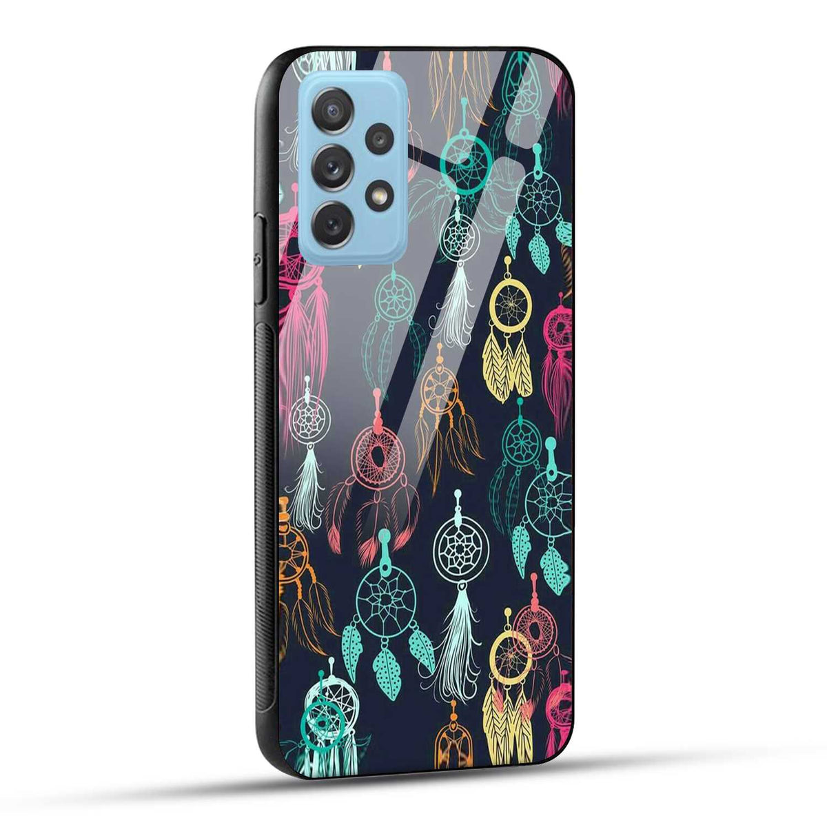 Samsung Galaxy A72 Back Cover Dreamcatcher Printed Glass Case