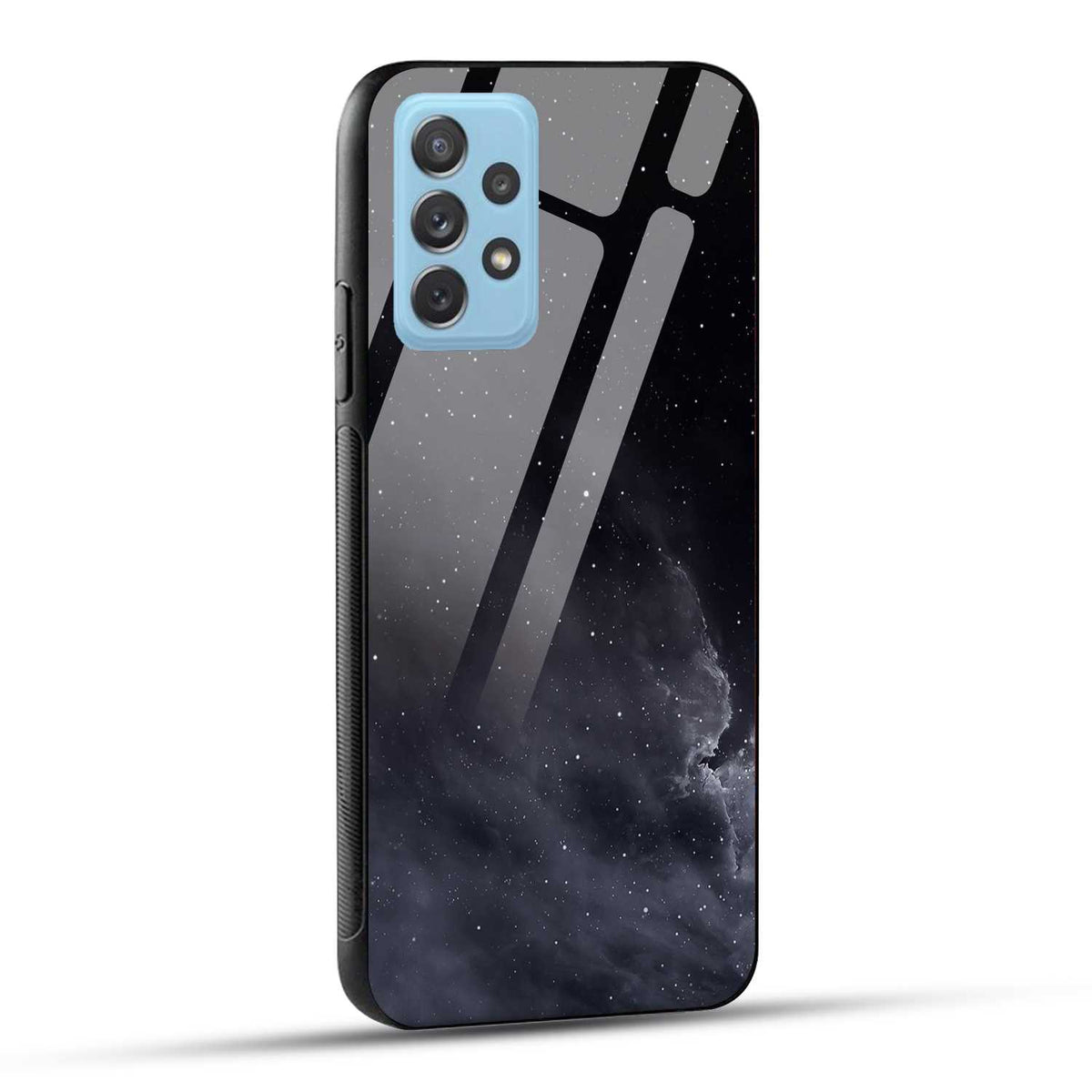 Samsung Galaxy A72 Back Cover Stars In The Dark Printed Glass Case