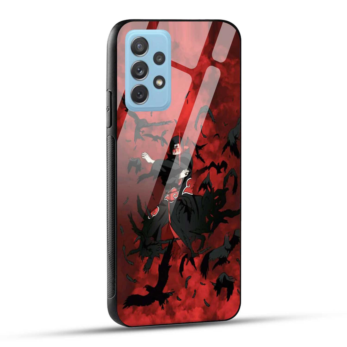 Samsung Galaxy A72 Back Cover Akatsukii Printed Glass Case