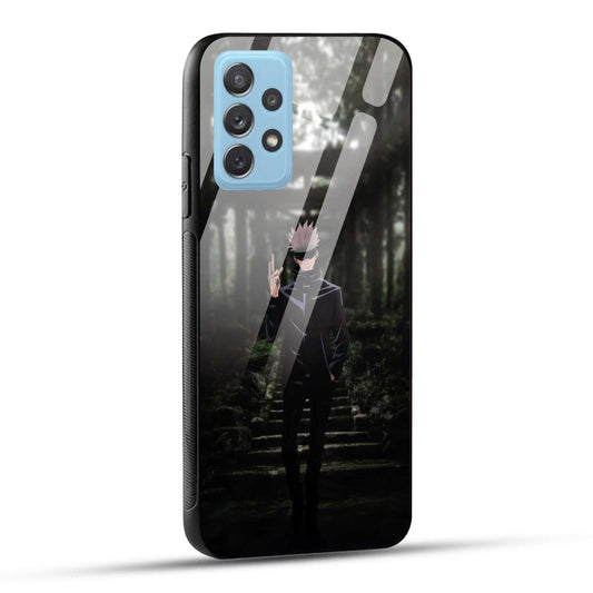 Samsung Galaxy A72 Back Cover Gojo Printed Glass Case