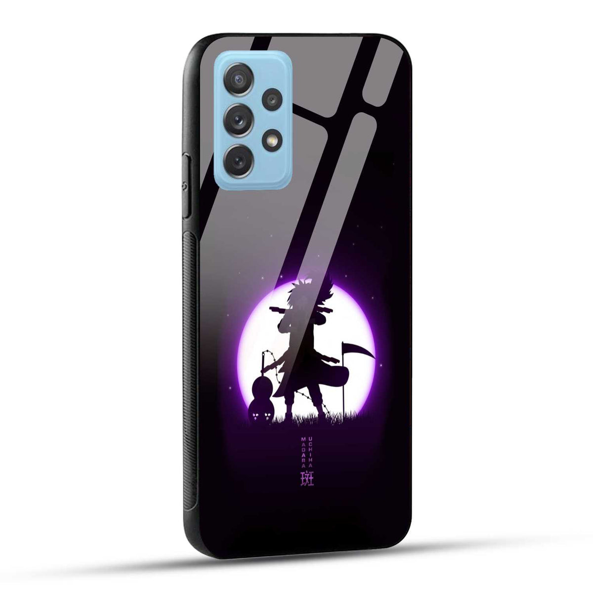 Samsung Galaxy A72 Back Cover Madara Uchiha Printed Glass Case