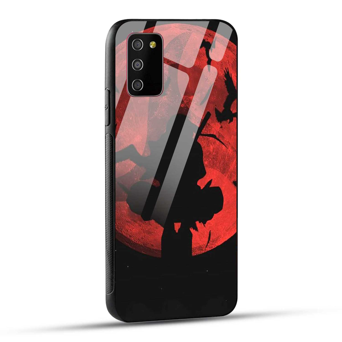 Samsung Galaxy M02s / Samsung Galaxy A03s / Samsung Galaxy F02S Back Cover Narutto Printed Glass Case