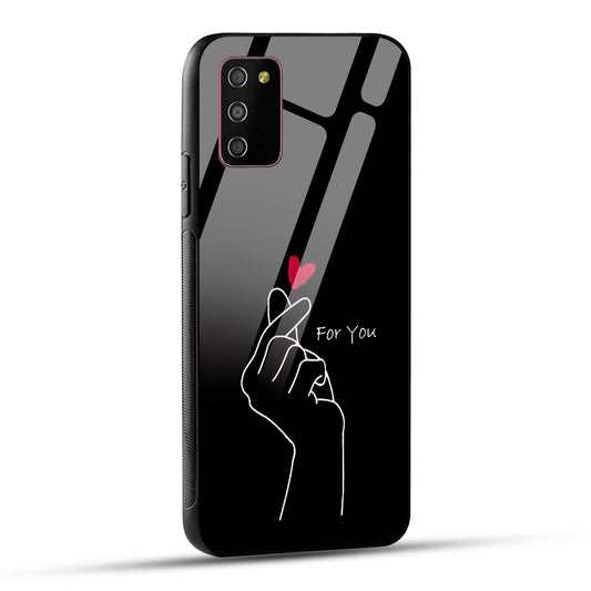 Samsung Galaxy M02s / Samsung Galaxy A03s / Samsung Galaxy F02S Back Cover For You Printed Glass Case