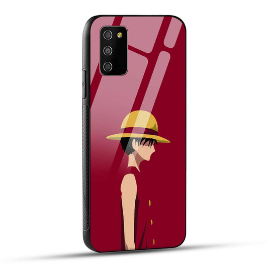 Samsung Galaxy M02s / Samsung Galaxy A03s / Samsung Galaxy F02S Back Cover Luffy Printed Glass Case
