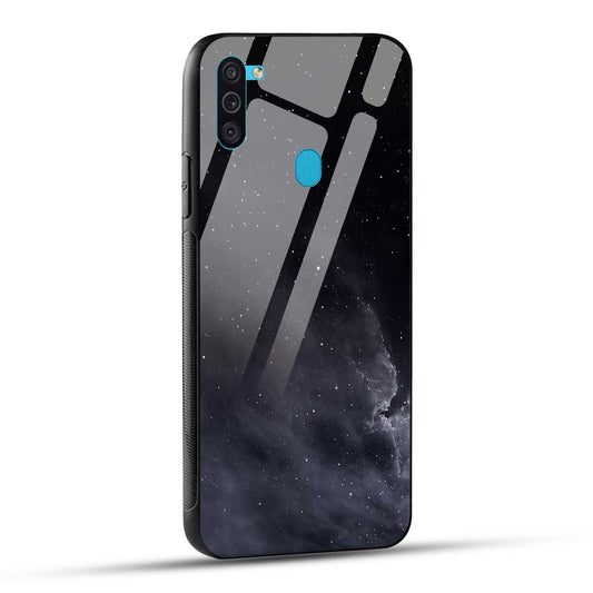 Samsung Galaxy M11 Back Cover Stars In The Dark Printed Glass Case