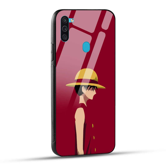Samsung Galaxy M11 Back Cover Luffy Printed Glass Case