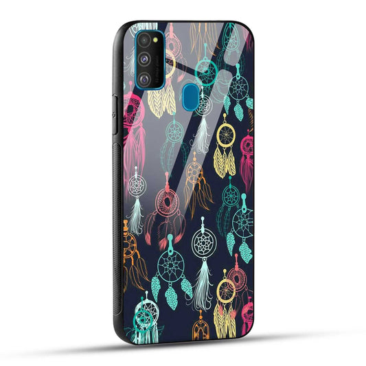 Samsung Galaxy M30s / Samsung Galaxy M21 / Samsung Galaxy M21 2021 Back Cover Dreamcatcher Printed Glass Case