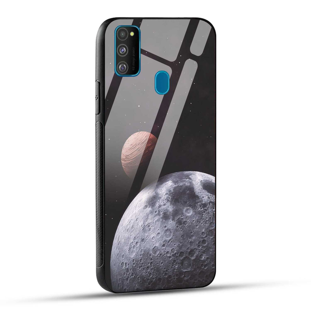 Samsung Galaxy M30s / Samsung Galaxy M21 / Samsung Galaxy M21 2021 Back Cover Galaxy Space Printed Glass Case