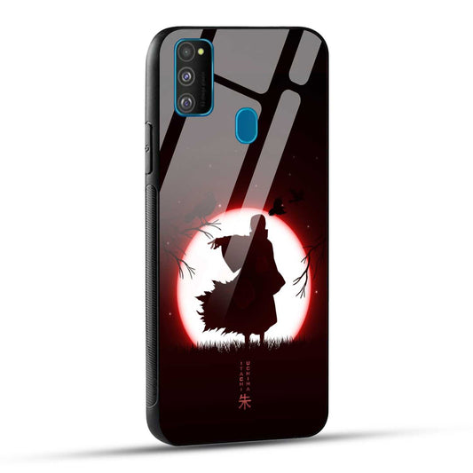 Samsung Galaxy M30s / Samsung Galaxy M21 / Samsung Galaxy M21 2021 Back Cover Itachi Uchiha Printed Glass Case