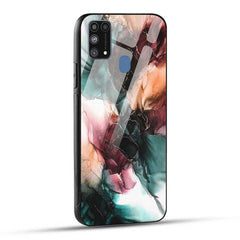 Samsung Galaxy M31 / F41 / M31 Prime Back Cover Bold Pattern Glass Case
