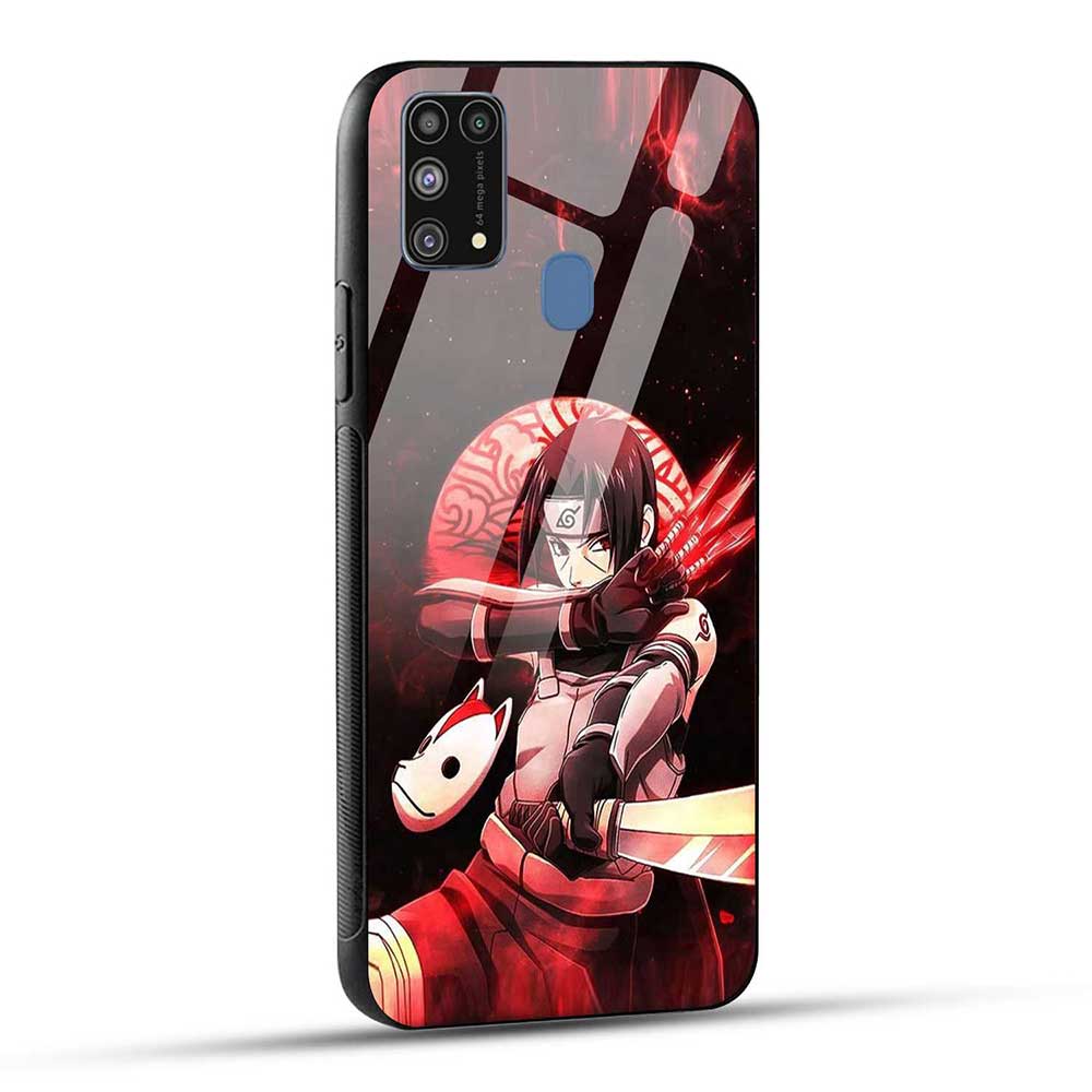 Samsung Galaxy M31 / F41 / M31 Prime Back Cover Itachii Glass Case