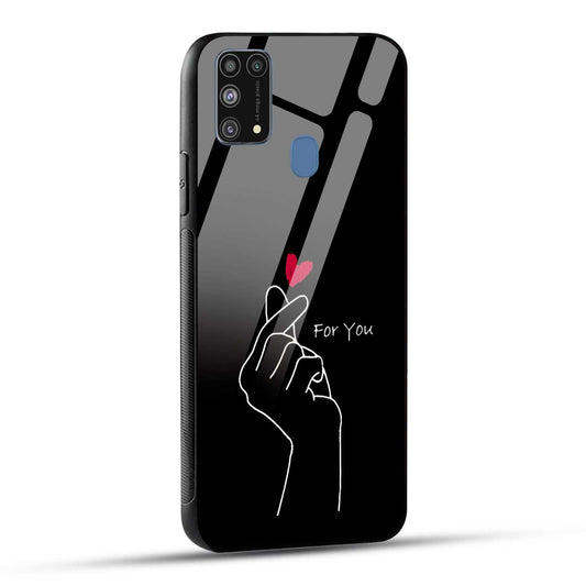 Samsung Galaxy M31 / Samsung Galaxy F41 / Samsung Galaxy M31 Prime Back Cover For You Printed Glass Case
