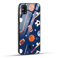 Samsung Galaxy M31 / Samsung Galaxy F41 / Samsung Galaxy M31 Prime Back Cover Every Sports Matter Printed Glass Case