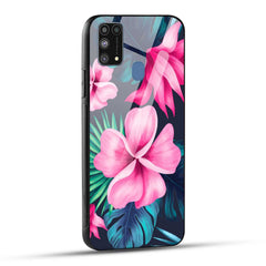 Samsung Galaxy M31 / Samsung Galaxy F41 / Samsung Galaxy M31 Prime Back Cover Retro Flowers  Printed Glass Case