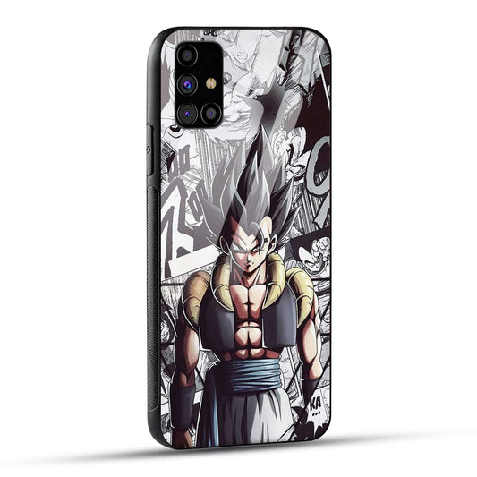 Samsung Galaxy M31s Back Cover Looking Angry Printed Glass Case