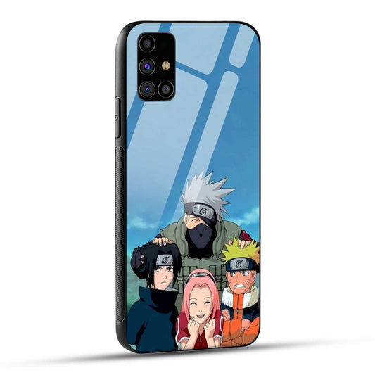 Samsung Galaxy M31s Back Cover Kakashi Printed Glass Case