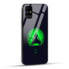 Samsung Galaxy M31s Back Cover Zoro Printed Glass Case