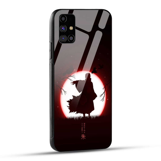Samsung Galaxy M31s Back Cover Itachi Uchiha Printed Glass Case