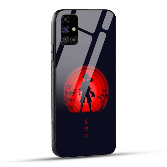 Samsung Galaxy M31s Back Cover Luffy Printed Glass Case