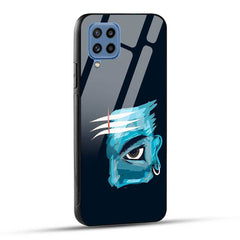 Samsung Galaxy M53 5G Back Cover Lord Shiv Eye Devotional Glass Case