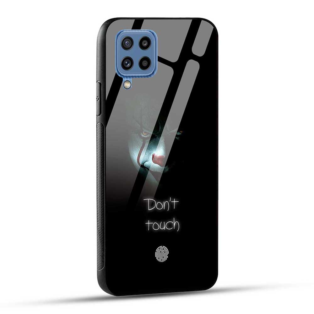 Samsung Galaxy M53 5G Back Cover Don’t Touch Fingerprint Glass Case