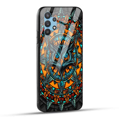 Samsung Galaxy M32 5G Back Cover Attractive Owl Printed Glass Case