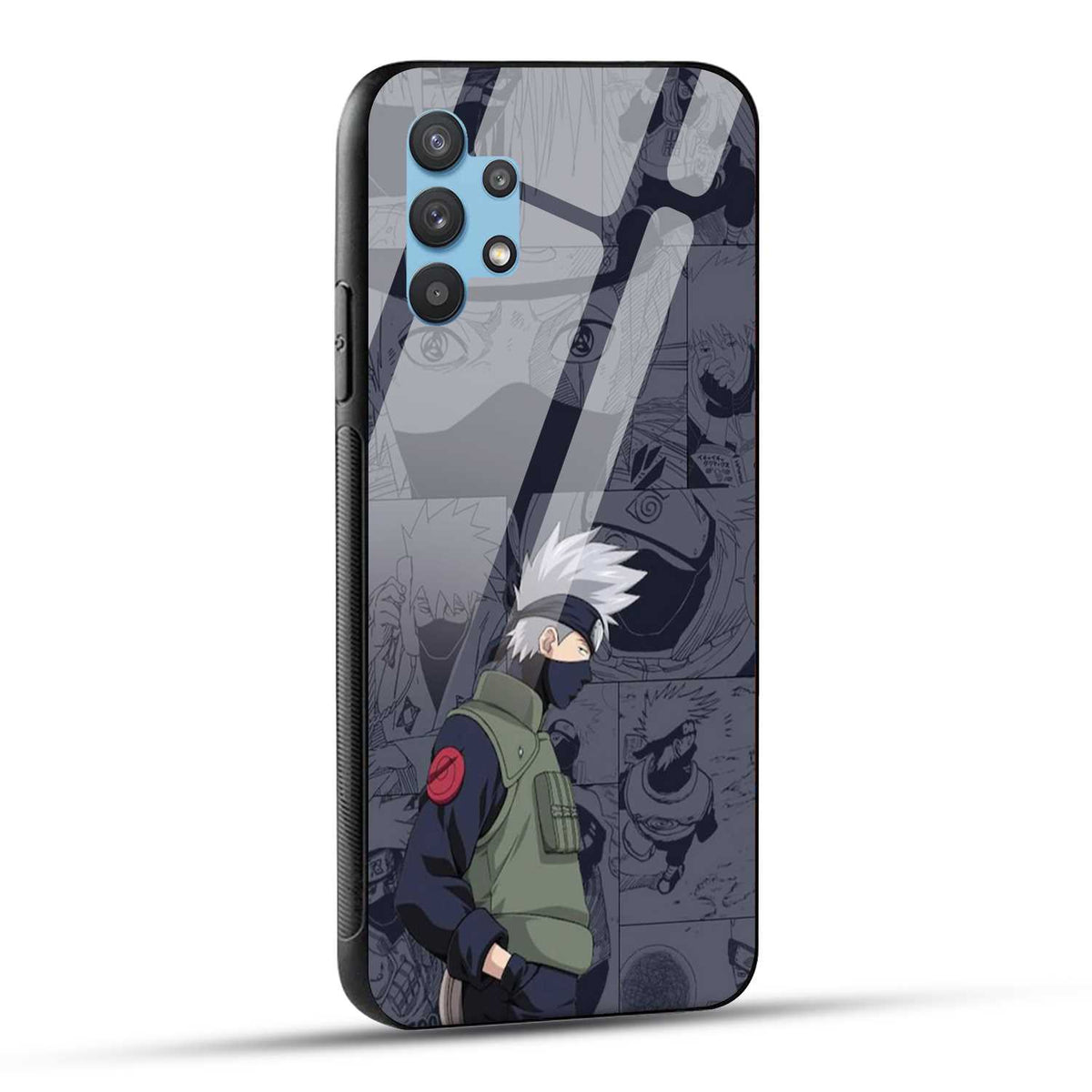 Samsung Galaxy A32 Back Cover Kakashii Printed Glass Case
