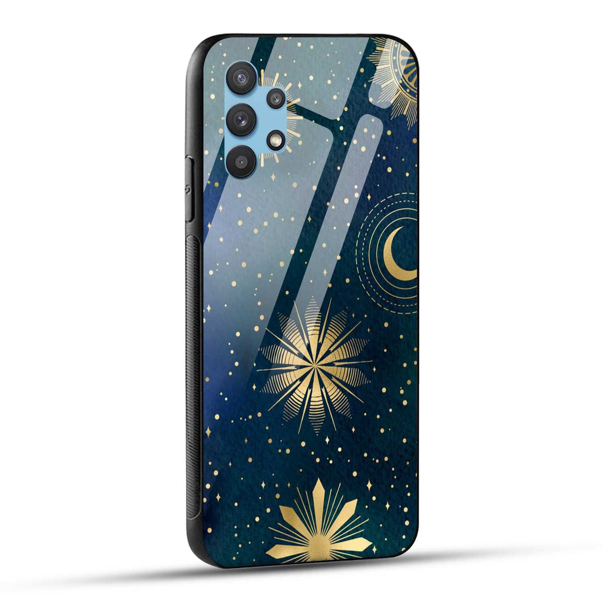 Samsung Galaxy M32 5G Back Cover Art Of Moon Printed Glass Case