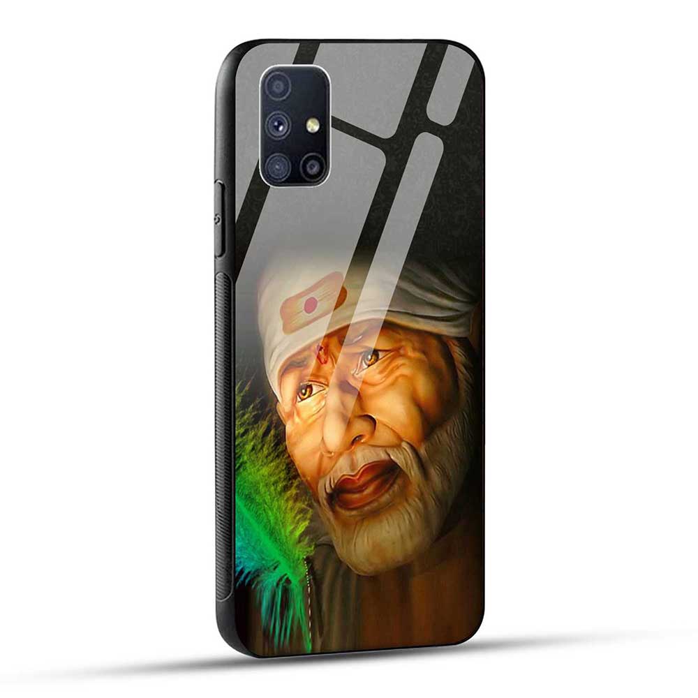 Samsung Galaxy M51 Back Cover Sai Baba Shirdiwale Glass Case