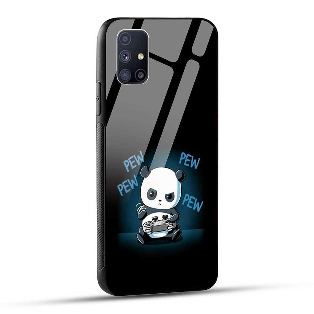 Samsung Galaxy M51 Back Cover Cute Cartoon Trends Glass Case