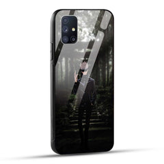 Samsung Galaxy M51 Back Cover Gojo Printed Glass Case