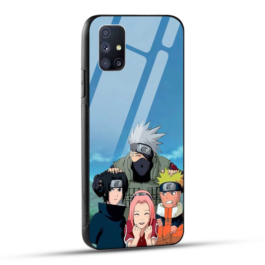 Samsung Galaxy M51 Back Cover Kakashi Printed Glass Case
