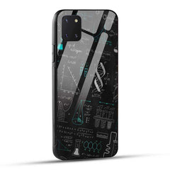 Samsung Galaxy Note 10 Lite Back Cover Geometric Board Glass Case