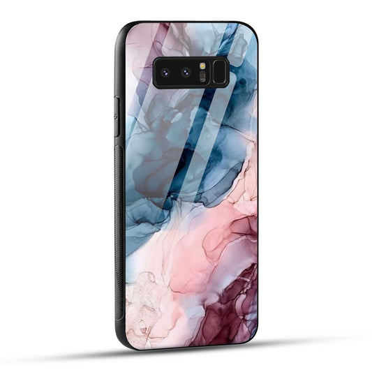 Samsung Galaxy Note 8 Back Cover Marble Color Printed Glass Case