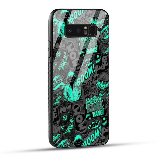 Samsung Galaxy Note 8 Back Cover Boom Printed Glass Case