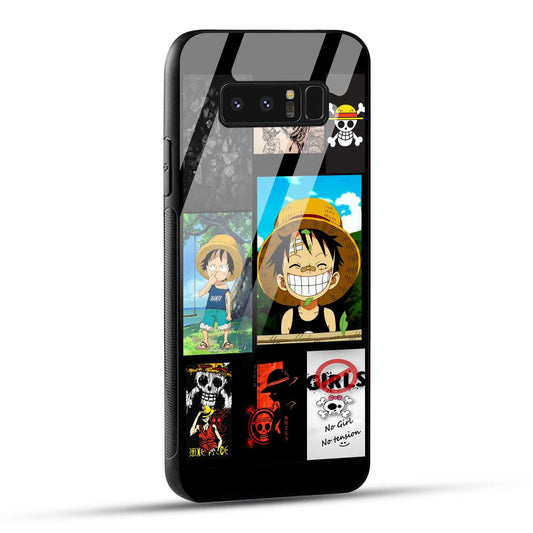 Samsung Galaxy Note 8 Back Cover No Girls No Tension Printed Glass Case