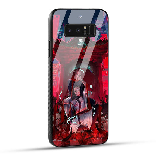 Samsung Galaxy Note 8 Back Cover Sukuna Printed Glass Case