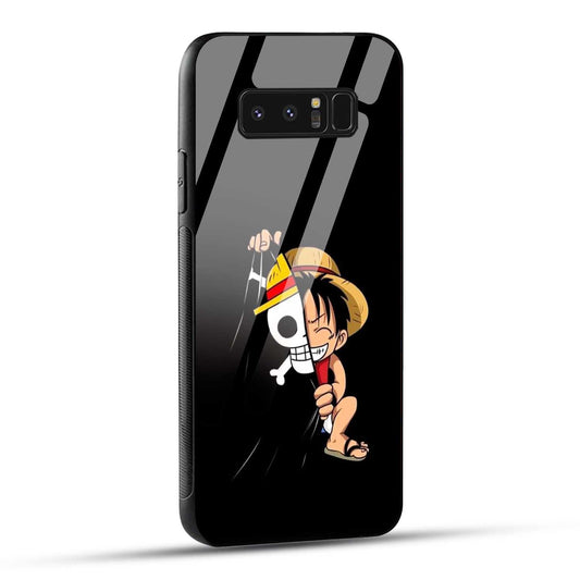 Samsung Galaxy Note 8 Back Cover Luffy Printed Glass Case