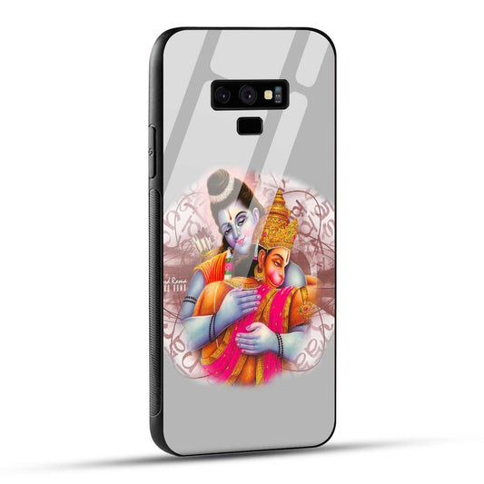 Samsung Galaxy Note 9 Back Cover Hanuman and Ram Printed Glass Case