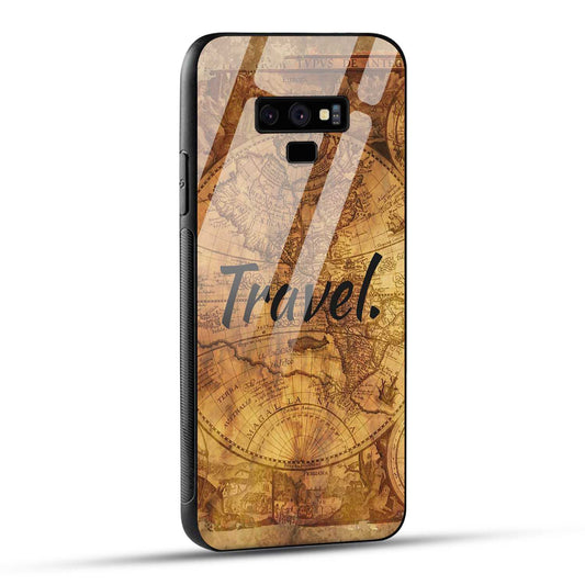 Samsung Galaxy Note 9 Back Cover Travel Printed Glass Case
