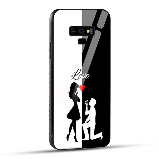 Samsung Galaxy Note 9 Back Cover Love Proposal Printed Glass Case